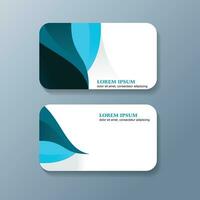 Modern Creative And Clean Business Card Design Template, Visiting Card vector