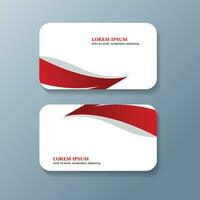 Modern Creative And Clean Business Card Design Template, Visiting Card vector