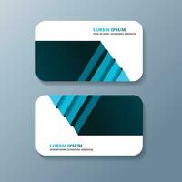 Business Card Design Template Free Vector