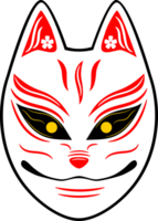 kitsune vos masker Japans png