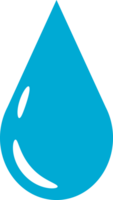 icono de gota de agua azul png