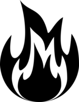 negro fuego fuego ardiente advertencia firmar png