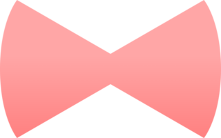 Pink ribbon bow icon png