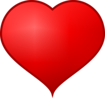 Cute sweet love heart png