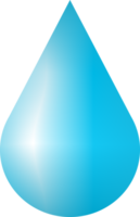 Blue water drop icon png