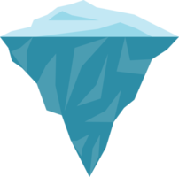 Iceberg or ice mountain floating png