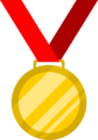 médaille avec ruban gagnant png