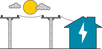 alto voltaje poder eléctrico polo transmitir electricidad png