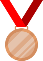 medalha com fita vencedora png