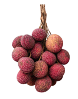 Bunch of lychees fruit png