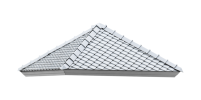 Attrappe, Lehrmodell, Simulation Hüfte Dach grau Fliese Muster png
