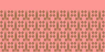 Seamless pattern, traditional ethnic pattern on pink background, Aztec abstract vector illustration