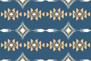 Ikat seamless pattern, traditional seamless pattern, aztec style, embroidery, abstract, vector, design illustration for texture, fabric, print. vector