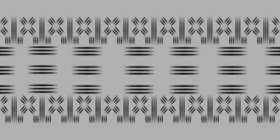 Seamless pattern, traditional ethnic pattern on gray background, aztec abstract vector illustration.