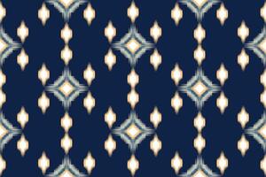 ikat geométrico oriental étnico modelo diseño. ikat diseño para étnico modelo boho costura tela textil o nativo geométrico y tela ikat estilo vector fondo de pantalla motivo ilustrador .