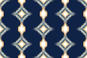 Ikat geometric oriental ethnic pattern design. ikat design for ethnic pattern boho seam fabric textile or native geometric and fabric ikat style vector wallpaper motif Illustrator .