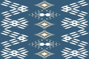 Ikat seamless pattern, traditional seamless pattern, aztec style, embroidery, abstract, vector, design illustration for texture, fabric, print. vector
