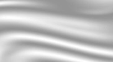 White fabric wavy flag abstract background design vector