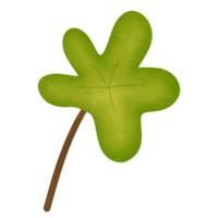 grön blad vattenfärg illustration png