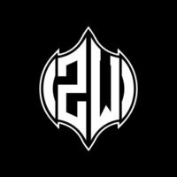 ZW letter logo design. ZW creative monogram initials letter logo concept. ZW Unique modern flat abstract vector letter logo design.