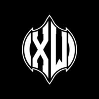XW letter logo design. XW creative monogram initials letter logo concept. XW Unique modern flat abstract vector letter logo design.