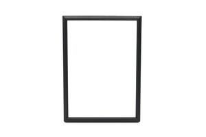Realistic picture frame isolated on white background. Perfect for your presentations. empty photo frame with copy space isolated. Minimalism style for home decor or business.