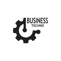 Business Technology Logo Vector Template Illustration