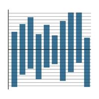 Element of chart. Data infograph profit, vector illustration