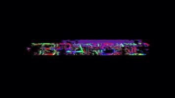 branding kleurrijk neon laser tekst animatie glitch effect video