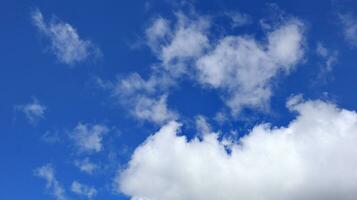 White clouds on the blue sky perfect for the background photo