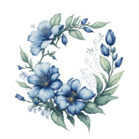 bloem boeket waterverf clip art, ai gegenereerd png