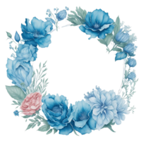 waterverf Bloemen boeket, waterverf boeket bloem, bruiloft bloem, waterverf bloemen ontwerp, botanisch bloem, waterverf decoratie, ai gegenereerd png