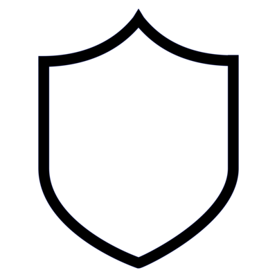 Shield Shape outline on a Transparent Background 27391987 PNG