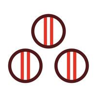 Tablets Thick Line Two Color Icons For Personal And Commercial Use. vector