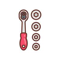 Socket Set icon in vector. Logotype vector