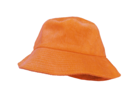 naranja Cubeta sombrero aislado png transparente