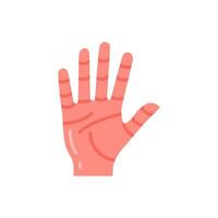 Hand icon in vector. Illustration vector