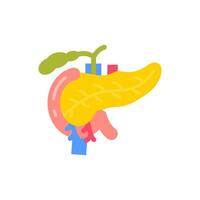 Pancreas icon in vector. Illustration vector