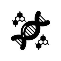 DNA icon in vector. Illustration vector