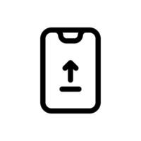 Simple Upload icon combined with Play Button icon. The icon can be used for websites, print templates, presentation templates, illustrations, etc vector