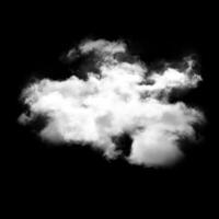 Single cloud shape photo