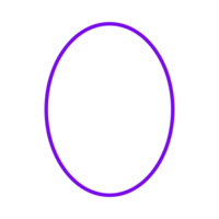 oval 50. geométrico brutalista forma conjunto esboço estilo png