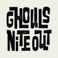 Vector ghouls nite out text design