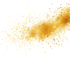 Gold glitter, confetti and powder. png