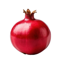 Ripe of pomegranate fruit isolated png