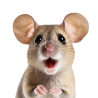 Surprised Mouse with Huge Eyes. png