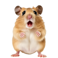 Surprised hamster with Huge Eyes png