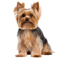 Yorkshire Terrier steel gold color isolated png