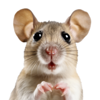 Surprised Mouse with Huge Eyes. png