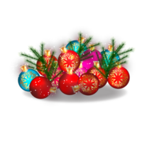 Natale palla decorazione realistico 3d palla palla png